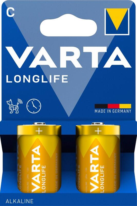 VARTA Batterien Longlife LR14 LR14 Alkali 1.5 V 2 Stück 