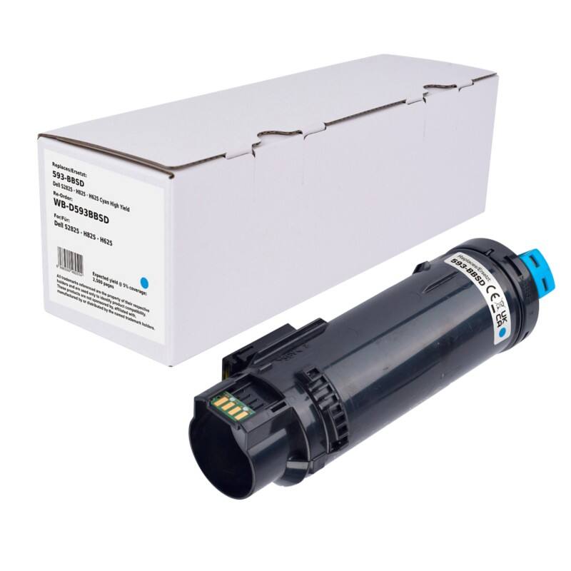 Tonerkartusche Kompatibel Dell 593-BBSD Cyan