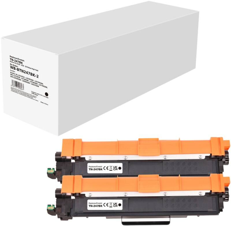 TN-247BK Kompatibel Brother Tonerkartusche Schwarz