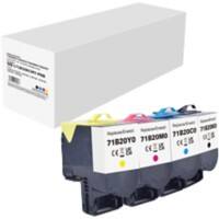 Kompatible Lexmark Tonerkartusche Schwarz, Cyan, Magenta, Gelb 4er-Pack