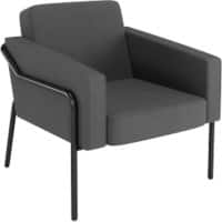 Medso Classic L Sessel Holzkohlefarben 750 x 743 x 736 mm