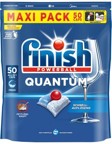 Finish Quantum Spülmaschinentabs 3311050 Fresh 50 Stück
