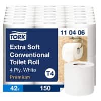 Tork Premium T4 Toilettenpapier 4-lagig 110406 42 Stück à 150 Blatt