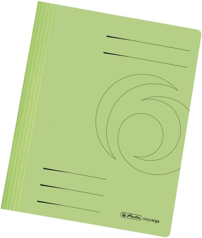 herlitz Schnellhefter DIN A4 Hellgrün Pappe 10 Stück
