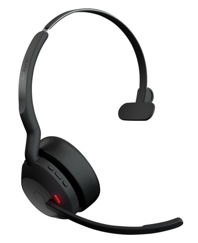Jabra Evolve2 55 UC Verkabelt / Kabellos Headset Kopfbügel Bluetooth Mit Bluetooth Mit Mikrofon Mono Schwarz