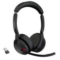 Jabra Evolve2 55 Verkabelt / Kabellos Stereo Headset Kopfbügel Bluetooth Schwarz