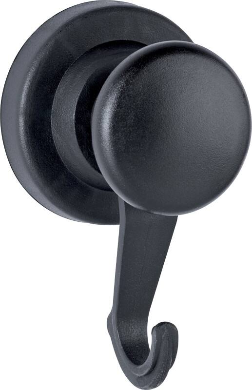 Maul Neodym Kreisförmig Hakenmagnet Schwarz 10 kg Tragfähigkeit 53 mm