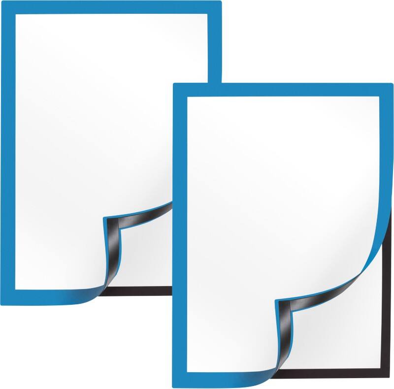 Viking A4 Inforahmen Selbstklebend Dunkelblau Kunststoff 1292064 23,4 (B) x 0,6 (T) x 32,6 (H) cm 2 Stück