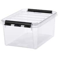 SmartStore Classic Kunststoff Aufbewahrungbox 8 L Mit Deckel Transparent 25 x 34 x 16 cm