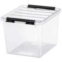 SmartStore Classic Kunststoff Aufbewahrungbox 3 L Mit Deckel Transparent 17 x 21 x 15 cm