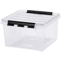 SmartStore Classic Kunststoff Aufbewahrungbox 8 L Mit Deckel Transparent 30 x 40 x 11 cm