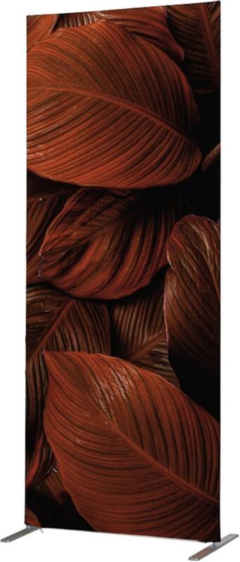 SHOWDOWN Deco Raumteiler Aluminium Rot 870 x 450 x 2.020 mm