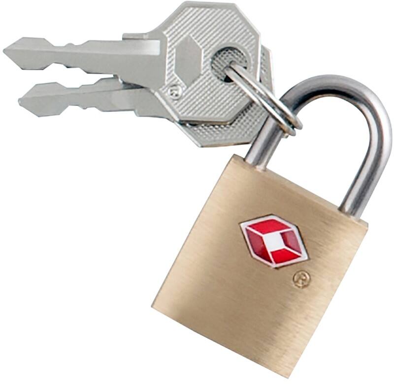 Pavo Schlüssel Vorhängeschloss Messing, Stahl 20 mm