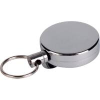 Pavo Ausweishalter Abrollmechanismus Silber 10 Stück