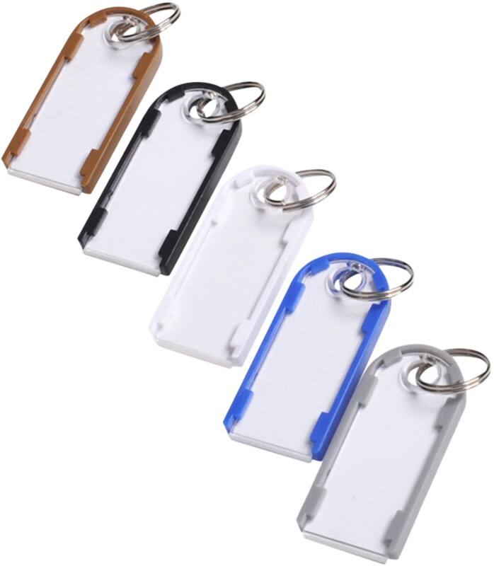 Pavo Magnettag Schlüsselanhänger Farbig sortiert 10 Stück