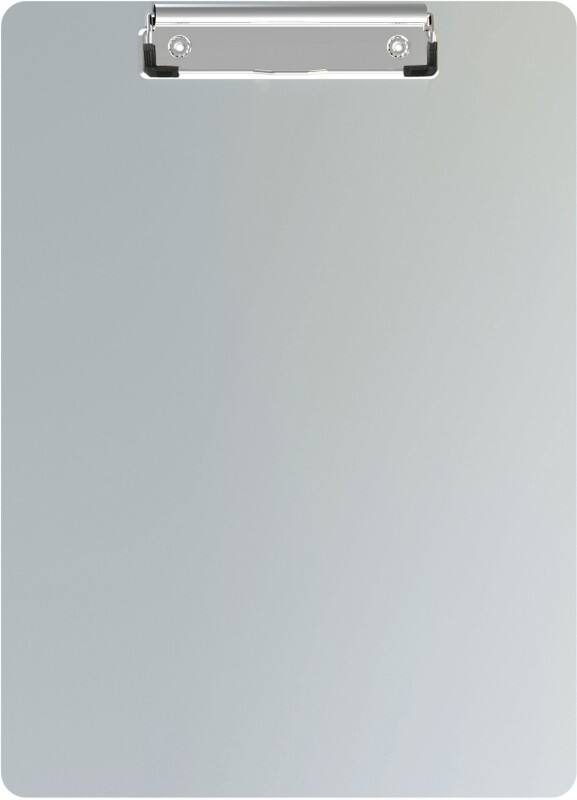 Maul Klemmbrett DIN A4 Aluminium Grau Hochformat 23529-08