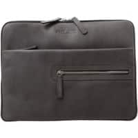 PRIDE AND SOUL TERRA Tablethülle 34 x 2 x 25 cm Leder Grau