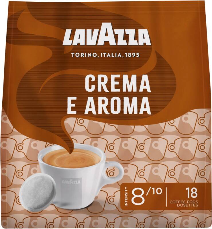 Lavazza Crema e Aroma Kaffeepads Pads Arabica und Robusta Medium Arabica, Robusta 18 Stück