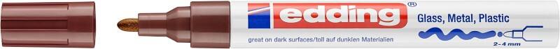 edding 750 Permanent Lackmarker Mittel Rundspitze  - 4 mm