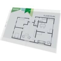 Leitz Prospekthüllen DIN A3 Transparent 130 Mikron PVC (Polyvinylchlorid) Öffnung Oben 4 Löcher 47230003 50 Stück