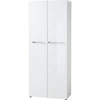 GERMANIA Monteria Melamin Aktenschrank abschließbar 800 x 370 x 1.970 mm Weiß