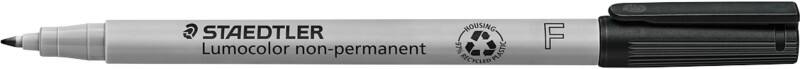 STAEDTLER Lumocolor Folienstifte Fein Feinspitze Schwarz 10 Stück