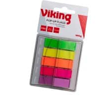 Viking Haftmarker Rechteckig 1,2 x 7 x 4,5 cm Färbig sortiert Pop Up 5 Stück à 40 Streifen