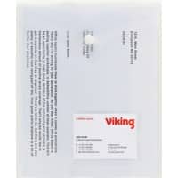 Office Depot Aufbewahrungstaschen mit Visitenkartenfach DIN A5 Transparent Polypropylen 5 Stück