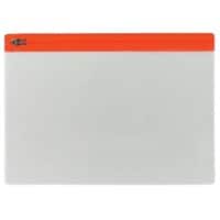 Office Depot Reißverschlusstaschen DIN A5 Reißverschluss PP (Polyproplylen) Quer 21 (B) x 24 (T) x 16,5 (H) cm Rot 5 Stück