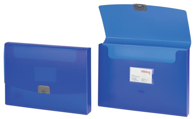 Viking Archivbox 1434617 A4 PP (Polypropylen) 34 (B) x 2,5 (T) x 25 (H) cm Blau 2,5 cm