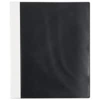 Office Depot Sichtbuch DIN A4 Schwarz Polypropylen mit Fronttasche 25,5 x 2,5 x 31 cm