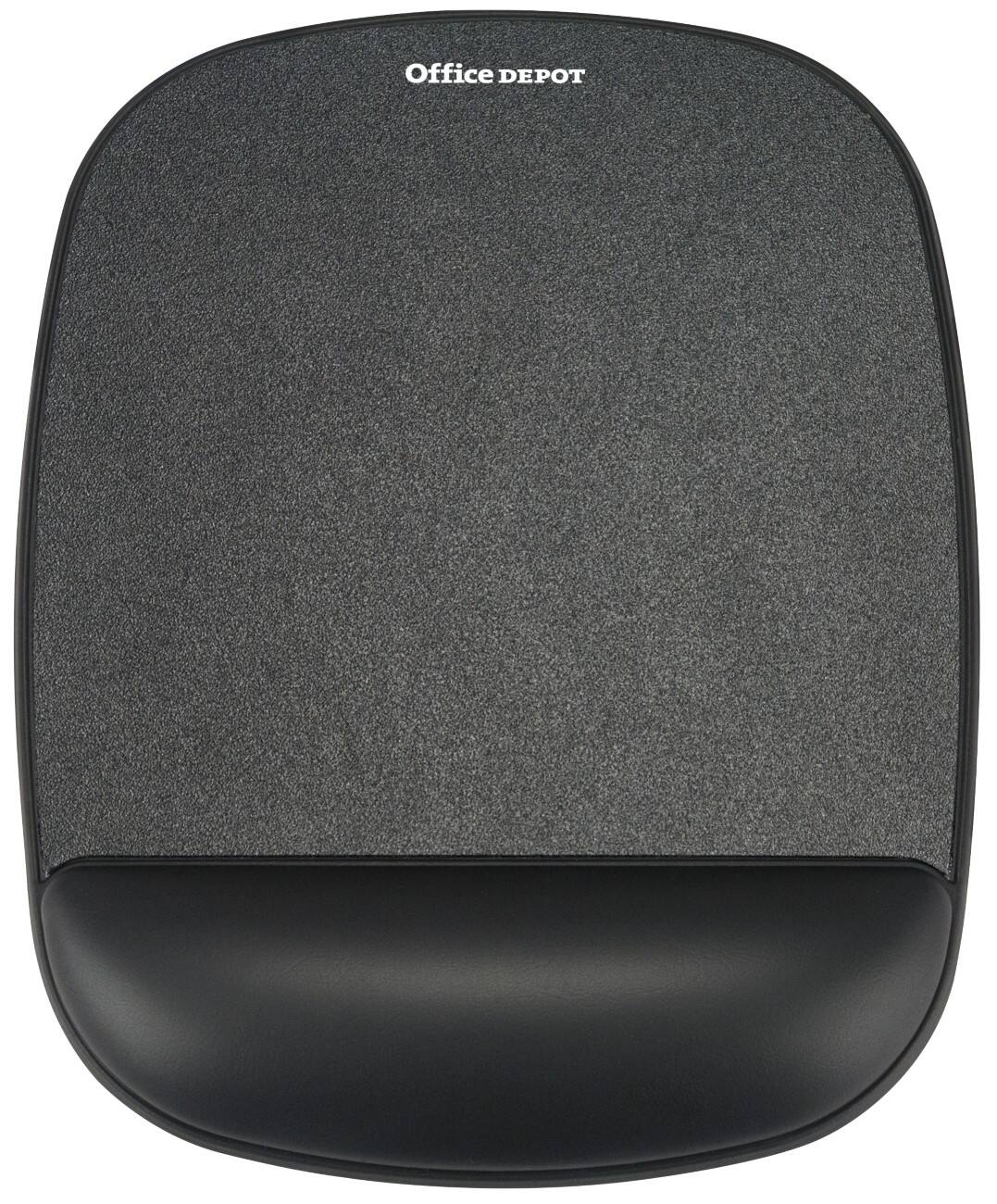 Office Depot Mauspad mit Handgelenkauflage Gel Schwarz