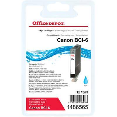 Kompatible Office Depot Canon BCI-6C Tintenpatrone Cyan