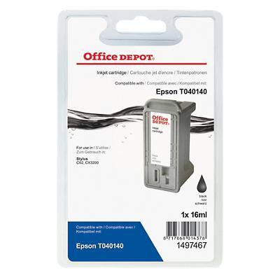 Kompatible Office Depot Epson T040 Tintenpatrone T040140 Schwarz
