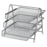 Office Depot Ablagefächer Metall Silber 29,5 x 35,5 x 26,5 cm