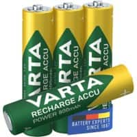 VARTA Wiederaufladbare Batterien Rechargeable ACCU Power AAA 800 mAh 4 Stück