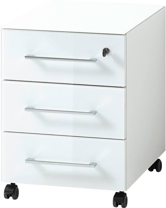 GERMANIA Rollcontainer Monteria 4201 AT Weiß 400 x 500 x 550 mm