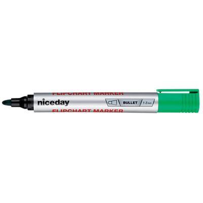 Niceday Flipchart Marker Rundspitze Grün 12 Stück