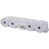 Niceday Additionsrollen 4570-3710 60 g/m² 70 mm x 40 m x 12 mm Kern (Ø) Weiß 5 Rollen