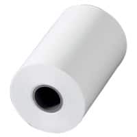 Niceday Thermorollen Blanko 48 g/m² 57 mm x 18 m x 12 mm Weiß 10 Rollen