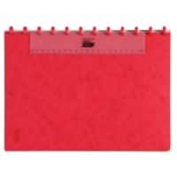 ADOC Lin-Ex A4 Ringbuch mit sortiertem Kartoneinband Notizbuch kariert 4 x 8 mm 72 Blatt