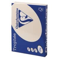 Clairefontaine DIN A4 Farbiges Papier Creme 120 g/m² Matt 250 Blatt