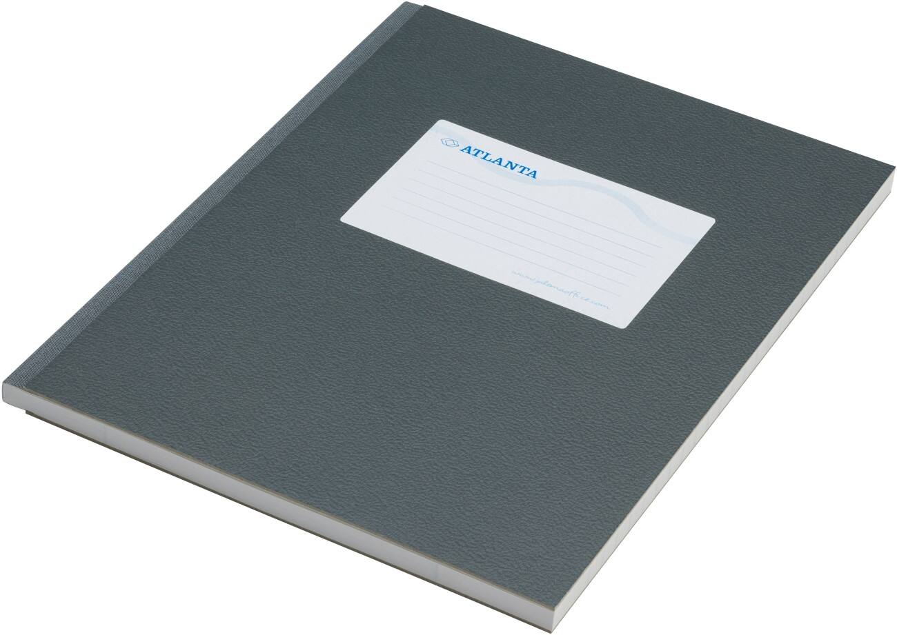Jalema Notizbuch Atlanta 165 x 210 mm Liniert 16 x 21 cm Grau 80 Blatt