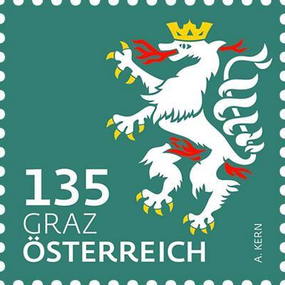 Post AG/Österreichische Post Grazer Wappen Briefmarken 50 Stück