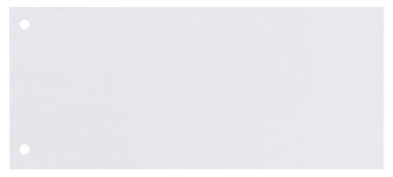 KANGARO Trennblätter  Spezial Weiß Pappkarton Rechteckig 2 Löcher 07071-09 100 Stück