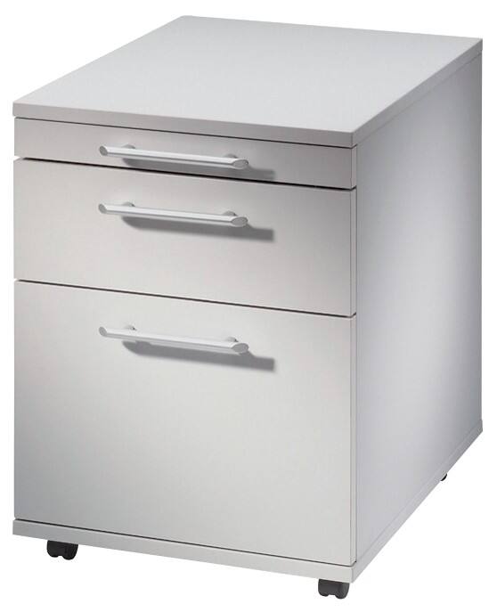 Hammerbacher Rollcontainer AC3055CEAT Lichtgrau 428 x 580 x 590 mm