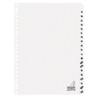 KANGARO A - Z Blanko Register  A4 Weiß 20-teilig 190 g/m² Pappkarton 23 Löcher PK420AZM