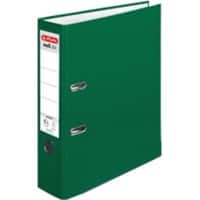 herlitz maX.file protect Ordner A4 80 mm Grün 2 Ringe 5480504 Pappkarton, PP (Polypropylen) Texturiert Hochformat