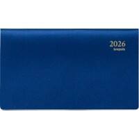 Brepols Terminplaner 2026 1 Woche / 2 Seiten Deutsch, Englisch, Französisch, Italienisch, Niederländisch, Spanisch Blau