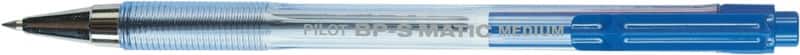 Pilot BP-S Matic Einziehbar Kugelschreiber Blau 0.4 mm Mittel Kegelförmig Nachfüllbar